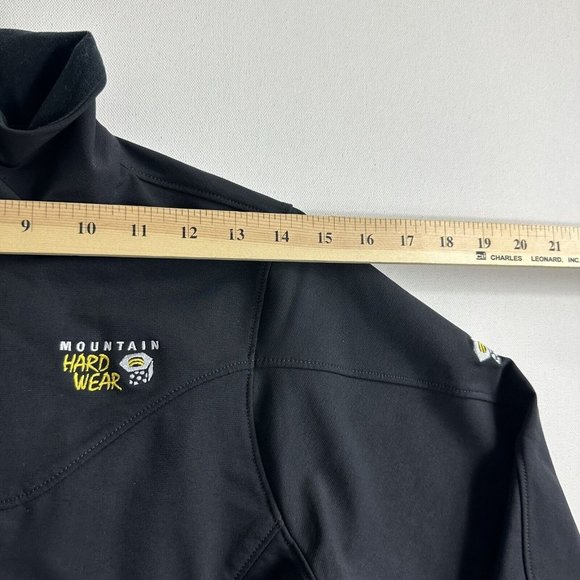 MOUNTAIN HARDWARE Black Soft Shell Jacket‎ Women's Size Small Fleeced Lined - Picture 10 of 10